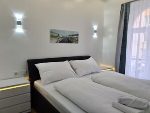 1 soverom, strykejern/-brett, wi-fi og sengetøy