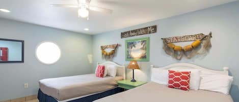 2 habitaciones, tabla de planchar con plancha, wifi y ropa de cama