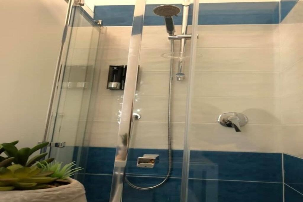 Dusche, Haartrockner, Bidet, Handtücher