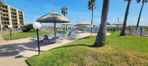 Property grounds - Saida Beachfront Luxe Condo two heated pools (South Padre Island)