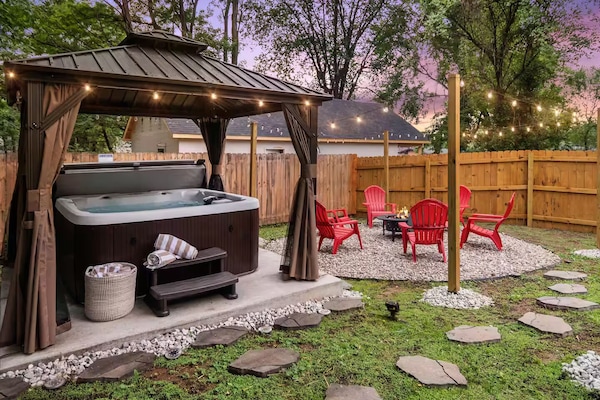 Idromassaggio all'aperto