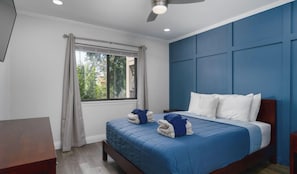 2 bedrooms, iron/ironing board, travel crib, WiFi