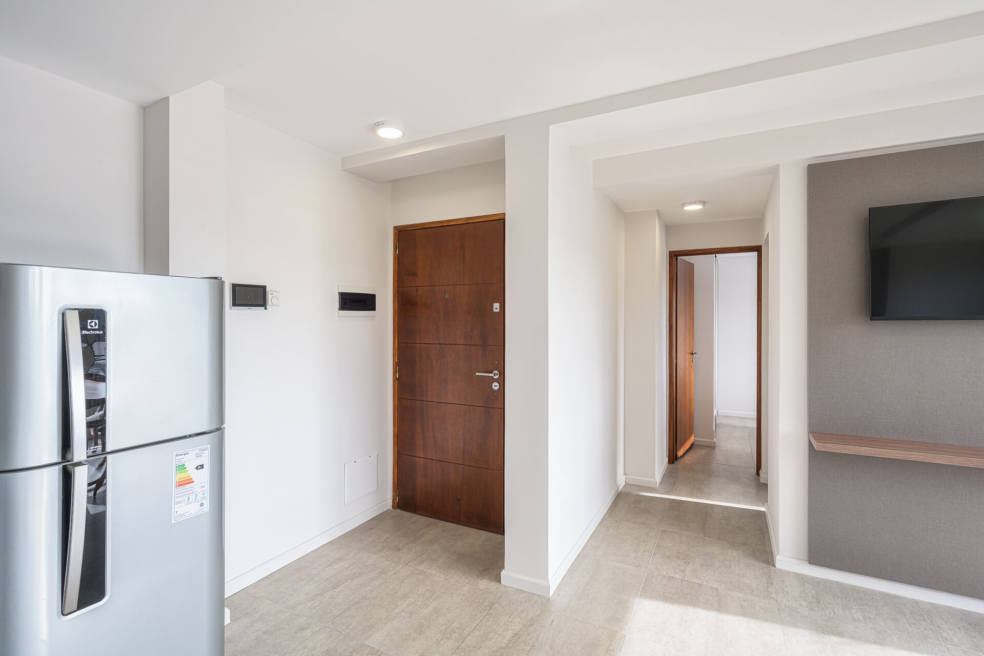 华丽公寓, 1 间卧室, 阳台, 城市景观 | 私人厨房 | 大冰箱、微波炉、烤箱、炉灶