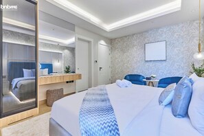 비즈니스 아파트, 침실 3개, 주방 | 3 개의 침실, 객실 내 금고, 다리미/다리미판, 무료 WiFi