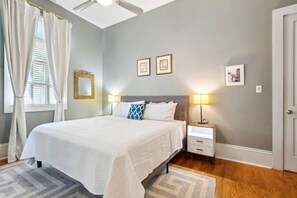 3 bedrooms, iron/ironing board, WiFi, bed sheets