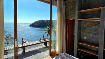 Quarto casal luxo, vista para o mar | Vista para praia/oceano