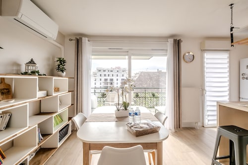 La Résidence Fleury; vue sur le lac Léman 