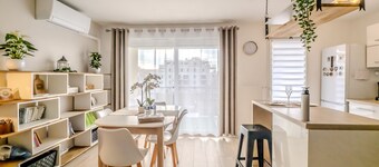 La Résidence Fleury; vue sur le lac Léman 