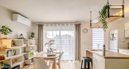 La Résidence Fleury; vue sur le lac Léman