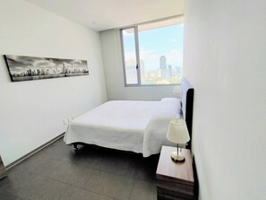 1 bedroom, iron/ironing board, travel crib, free WiFi
