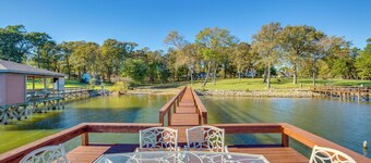 Waterfront Home at Lake Fork w/ Boardwalk