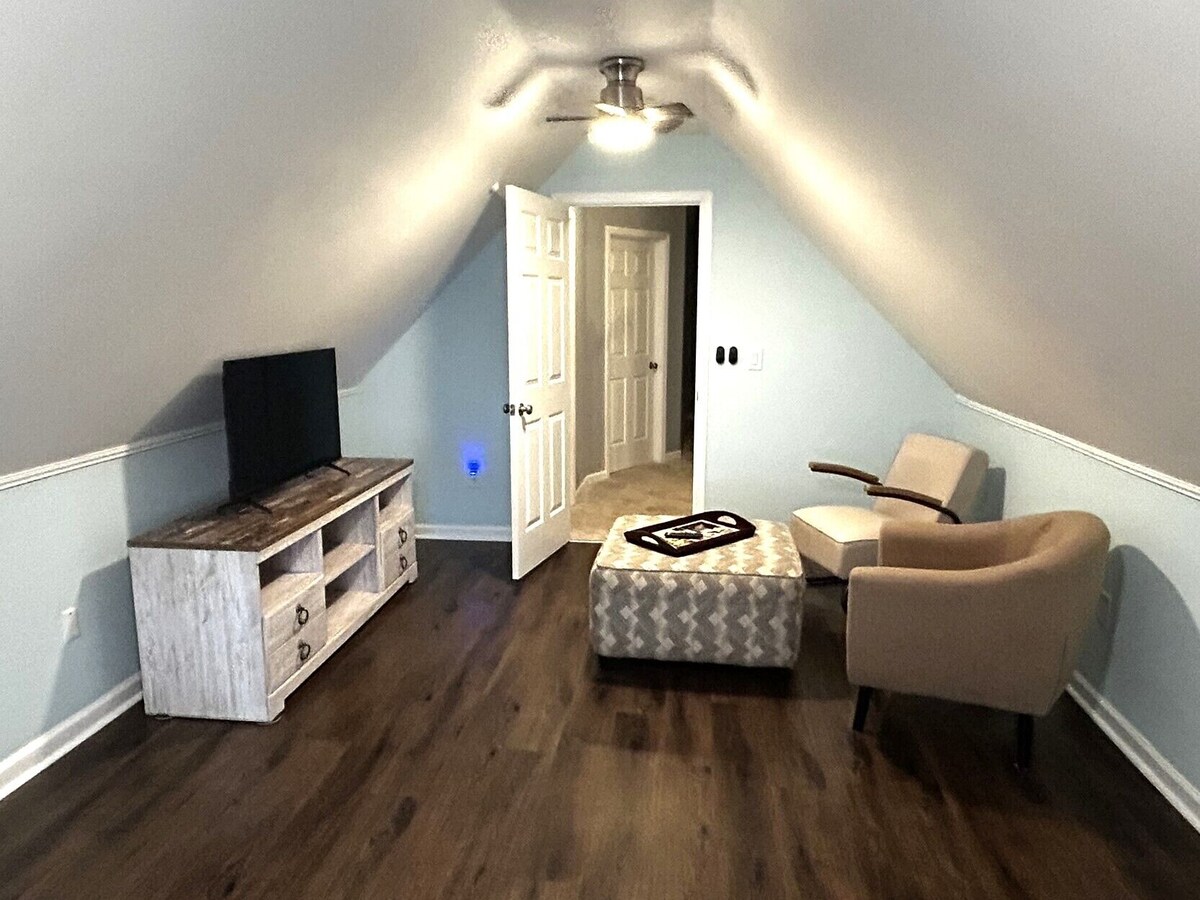 Photo 36 of Spacious 4-bedroom home in charming Travelers Rest with WiFi & Firepit.