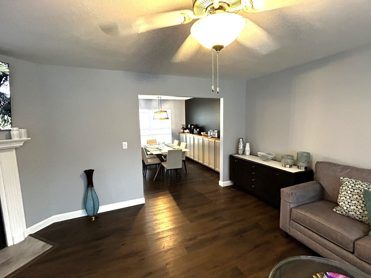 Photo 30 of Spacious 4-bedroom home in charming Travelers Rest with WiFi & Firepit.