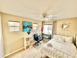 4 bedrooms, desk, iron/ironing board, WiFi