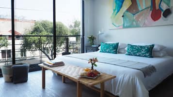 Departamento panorámico, balcón, vista al parque | 2 habitaciones, cortinas blackout y wifi gratis