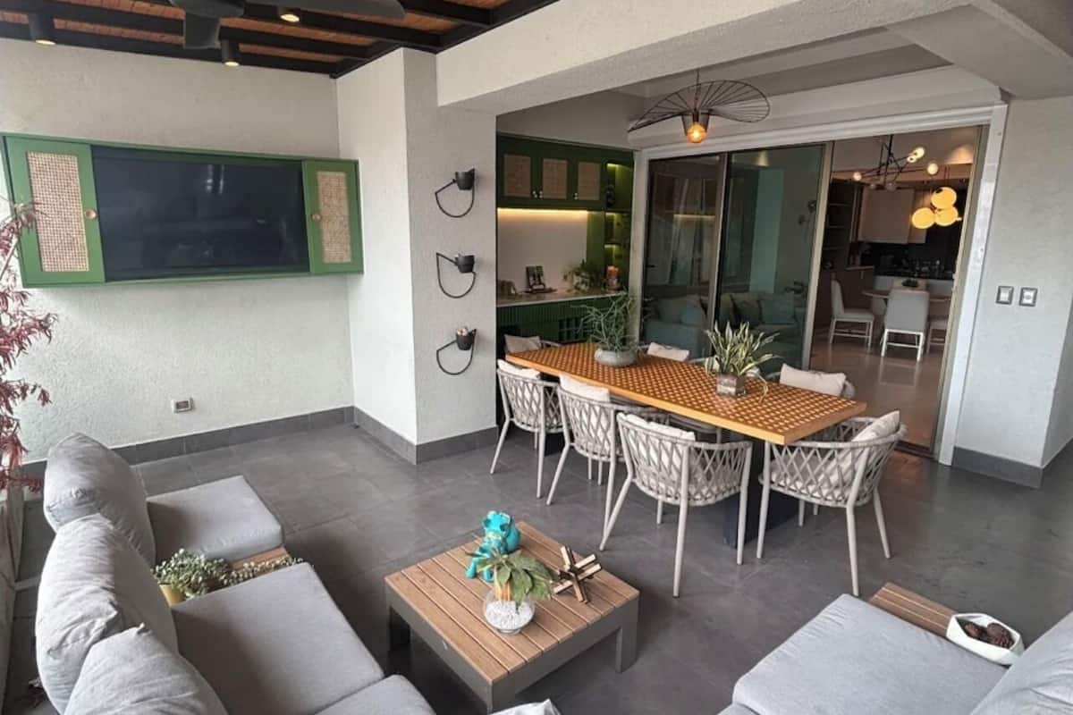 Exclusive Apartment, City View | Terrace/patio