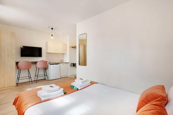 1 Schlafzimmer, Bügeleisen/Bügelbrett, WLAN, Bettwäsche