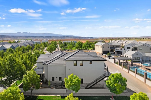 Our Place; Our Home has an inside slide, gourmet kitchen, view for days, and just feels like home!