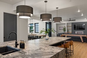 Dining - Our Place; Our Home has an inside slide, gourmet kitchen, view for days, and just feels like home! (Hurricane)