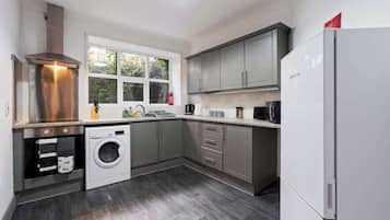 Microwave, oven, stovetop, toaster