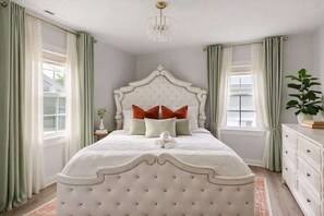 4 bedrooms, iron/ironing board, travel crib, WiFi