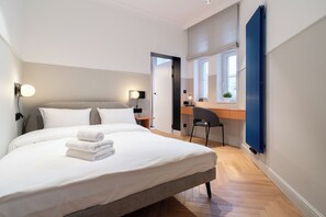 1 غرفة نوم ومكواة/لوح كي وواي فاي وملاءات أسرّة