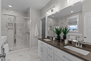 Shower, towels
