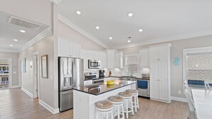 Private kitchen - "The Reel Deal" 5 Bedroom 5.5 Bath with a Pool! (Holden Beach)