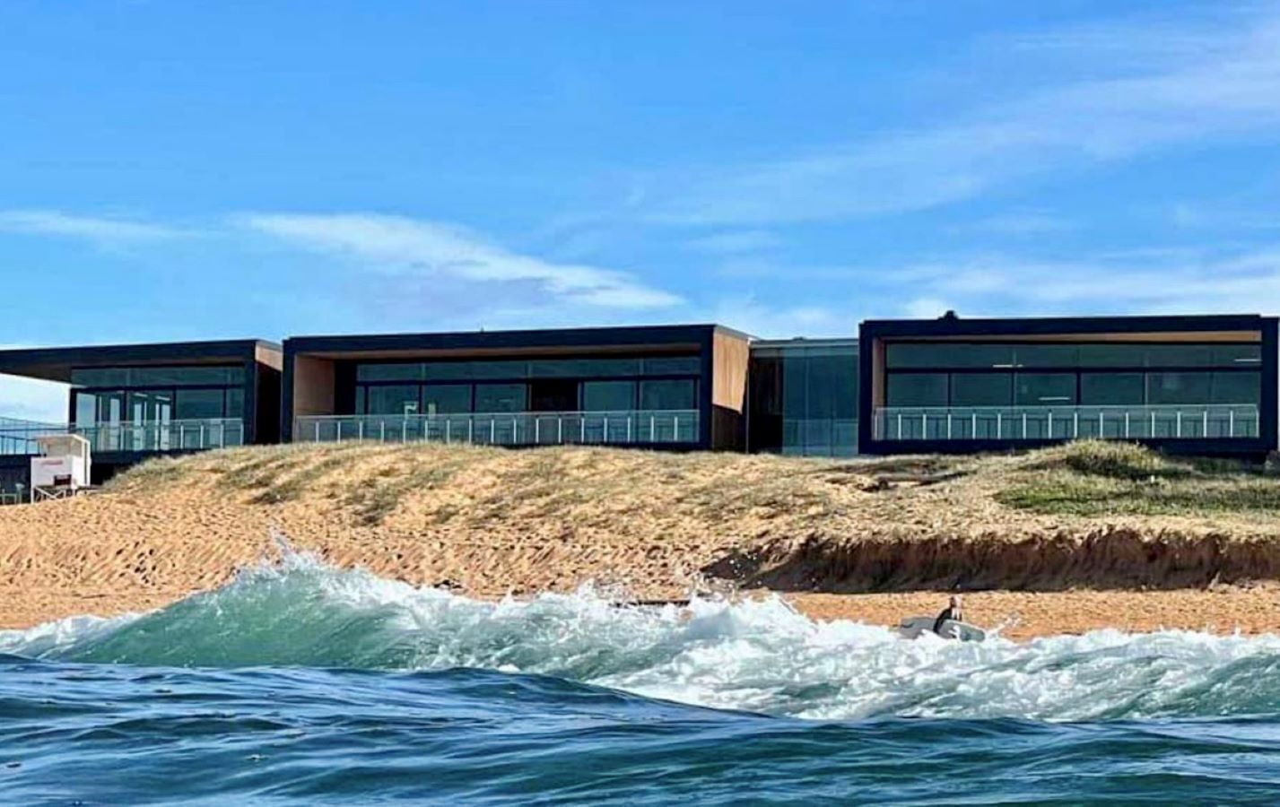 Mona Vale Surf Life Saving Club with brand new club house, cafe & fine dining.