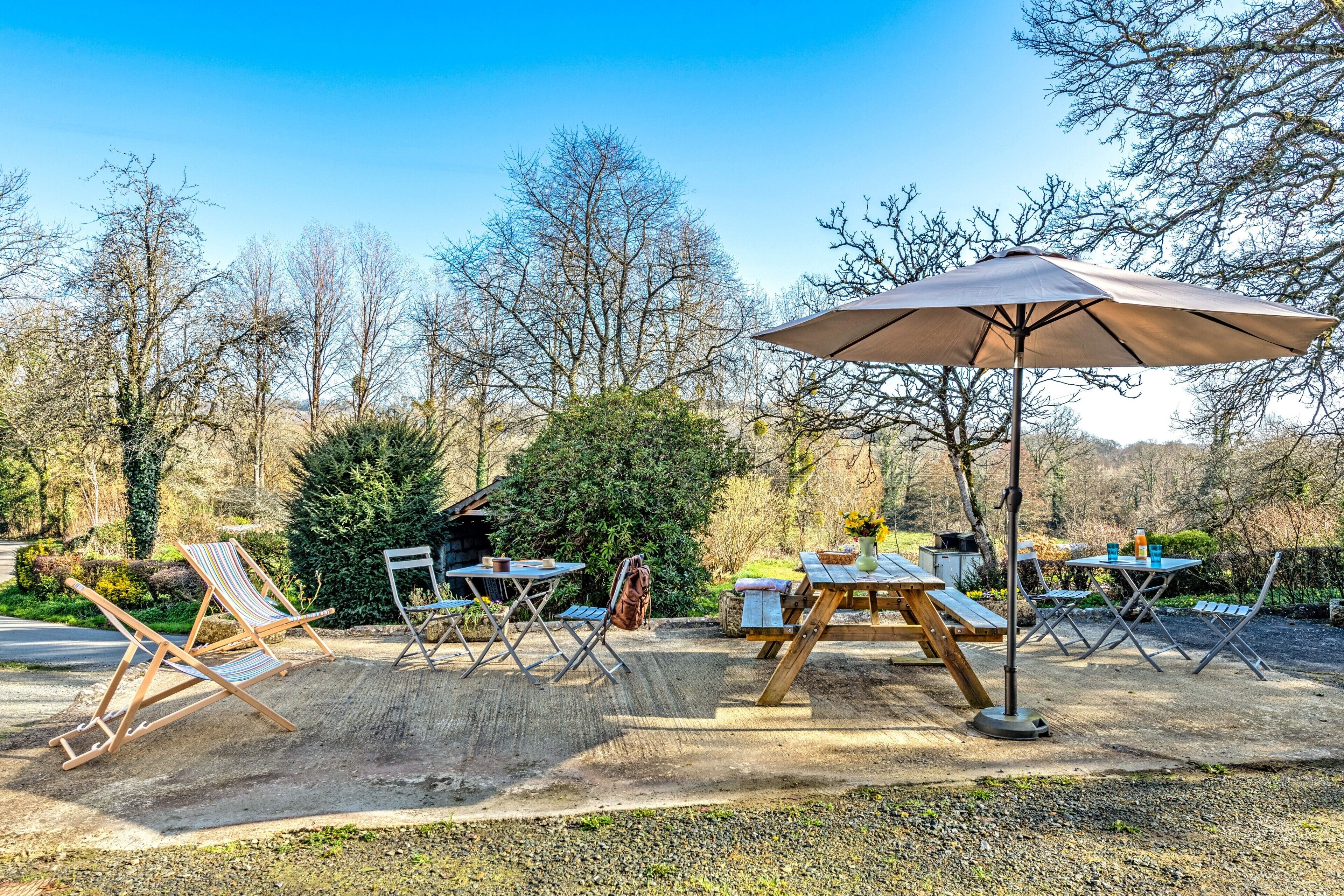 Opções para refeição ao ar livre