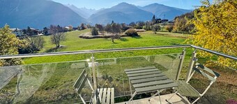 Sunny Lily facing the swiss Alps - Crans Montana