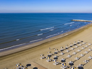 Vlak bij het strand