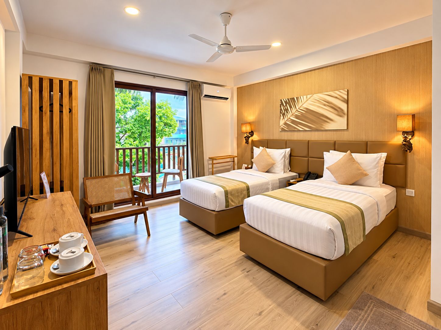Premium bedding, down duvets, memory-foam beds, in-room safe