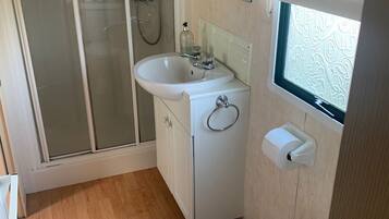 Shower, hair dryer