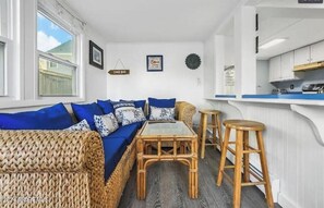 TV, DVD player, video library