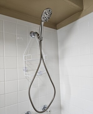 Hair dryer, towels