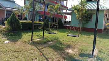 Comfort-Doppelzimmer, 1 Schlafzimmer, Gartenblick | Blick auf den Garten