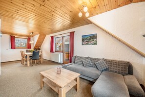 TV, stereo - Apartment 'Abendsonne' with Mountain View, Shared Terrace and Wi-Fi (Todtnau)