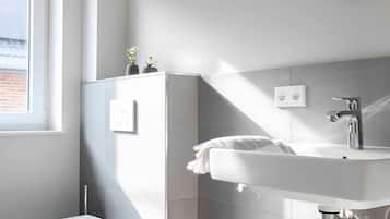 Shower, hair dryer