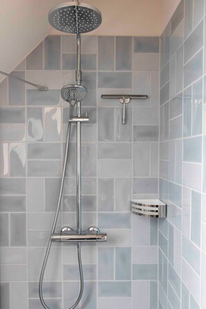 Shower, hair dryer