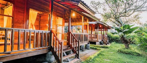 Façade de l’hébergement