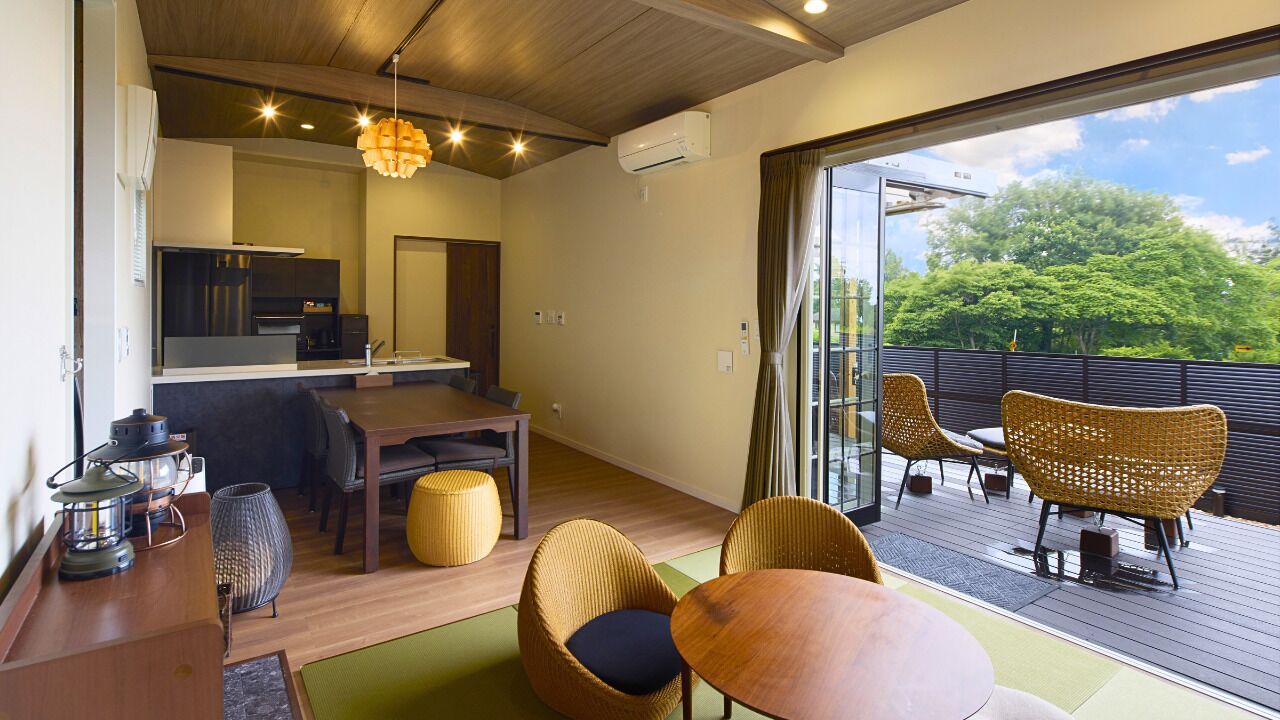 Comfort huis, uitzicht op tuin | 1 slaapkamer, individueel gedecoreerd, individueel gemeubileerd