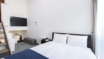 Kamar Quadruple Comfort, 2 Tempat Tidur Double | Wi-Fi gratis dan seprai linen