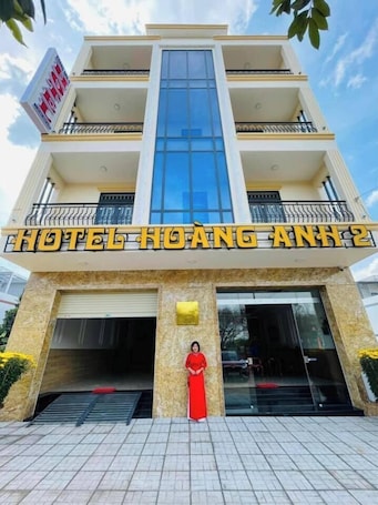 Boendets fasad. Hotel Hoàng Anh