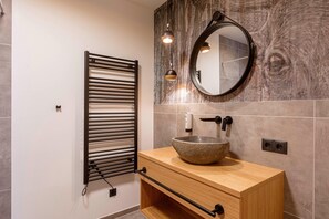 Shower, hair dryer
