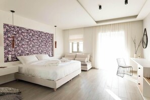 Deluxe Double Room, Balcony | Soundproofing, iron/ironing board, free WiFi - Anemolia Parga Suites (Parga)