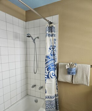 Hair dryer, towels - Yonegan Plumeria Hilo Hotel - Honu (Turtle) # 11 (Hilo)