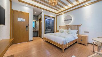 Basic Double Room, Partial Ocean View | Blackout curtains, free WiFi