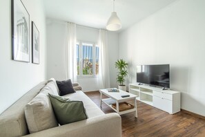 Apartment (Karori) | Living area | Flat-screen TV