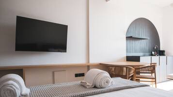 1 habitación, caja de seguridad en la habitación y cortinas blackout